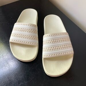 Adidas cream slides